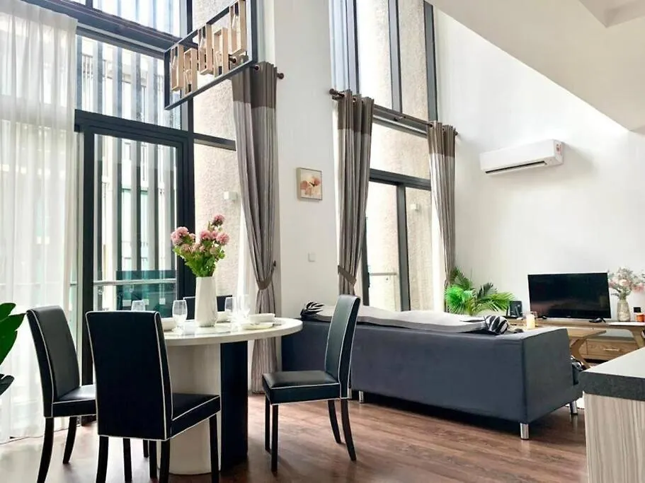 Apartment Nine'Suite @ Riverson Soho - Duplex 2Br Poolview Kota Kinabalu Malaysia