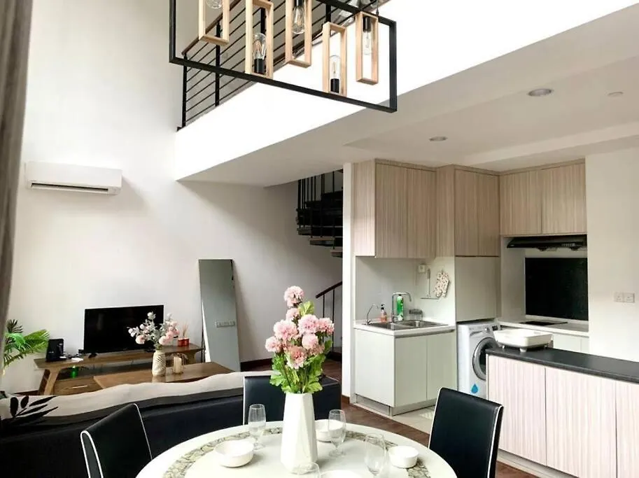 Apartment Nine'Suite @ Riverson Soho - Duplex 2Br Poolview Kota Kinabalu